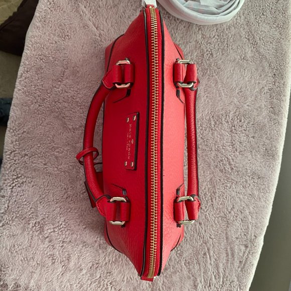 KATE SPADE Bay Street Small Rachelle Satchel and Tellie Wallet in HOT CHILI - Picture 6 of 15